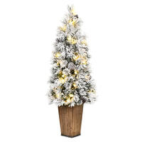 Vickerman Kimball Potted Pine Artificial Christmas Tree