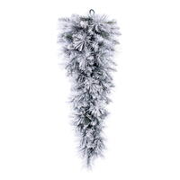 Vickerman Artificial Flocked Jackson Pine TearDrop