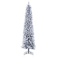 Vickerman Artificial Flocked Crest Pencil Tree