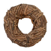 Vickerman Natural Banana Stick Cut Wreath