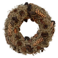 Vickerman Natural Mixed Wreath