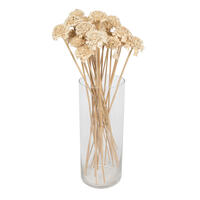 Vickerman Natural Botanicals 1.57" Cedar Rose, on Stem. Includes 50 pieces per unit.