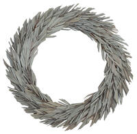 Vickerman 24" Natural Botanicals Canna Leaf Wreath