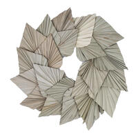 Vickerman Natural Botanicals 17" Palm Spear Wreath