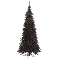 Vickerman Black Fir Slim Artificial Christmas Tree