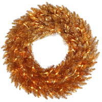 Vickerman Copper Artificial Christmas Wreath
