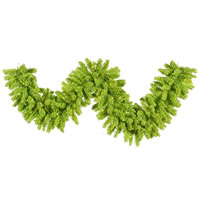 Vickerman Flocked Lime Artificial Christmas Garland