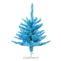 Vickerman Sky Blue Fir Artificial Christmas Tree