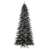Vickerman Artificial Frosted Slim Douglas Fir Christmas Tree