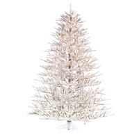 Vickerman Artifical Flocked Pistol Pine Christmas Tree