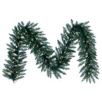 Vickerman Camdon Fir Artificial Garland, Battery Operated Lights 