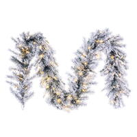 Vickerman Frosted Glacier Pine Artificial Garland