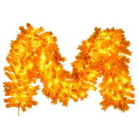 Vickerman Flocked Yellow Artificial Garland