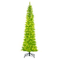 Vickerman Lime Pencil Artificial Christmas Tree