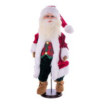 Red Plaid Doll w Stand