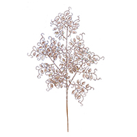 Vickerman 22" Glitter Mini Ruscus Leaf Aritificial Christmas Spray