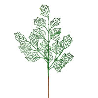 Vickerman 21" Glitter Holly Leaf Lace Aritificial Christmas Spray