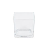 Vickerman Clear Cube Glass Container Set of 4