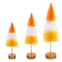 Vickerman Sisal Bottle Brush Tree with White Glitter