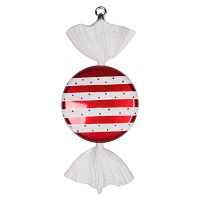 Vickerman 13" Candy Glitter Ornament