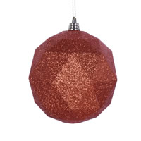 Vickerman 8" Geometric Ball Ornament