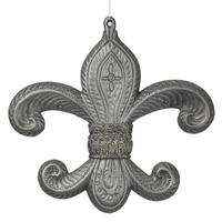 Vickerman 7.3" Antique Fleur-de-lis Christmas Ornament
