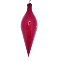 Vickerman Wood Grain Shuttle Ornament