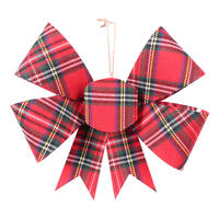 Vickerman 7" Plaid Bow Ornament