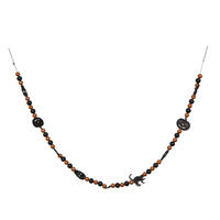 Vickerman 6' Orange and Black Halloween Garland