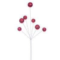 Vickerman 24" Shiny Mirror Ball Pick 2/Bag