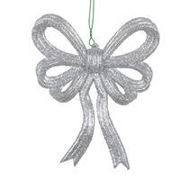 Vickerman 5.25" x 4.25" Glitter Bow