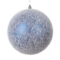 Vickerman 6" Matte Snow Covered Ornament