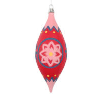 Vickerman Red Hand-Painted Ornament