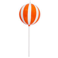 Vickerman 23.6" Enamel Round Lollipop Ornament