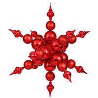 Vickerman 39" Radical Snowflake Christmas Ornament