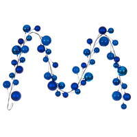 Vickerman 10' Matt Shny Pearl Ball Garland 2-4"