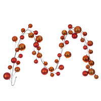 Vickerman 10' Matt Shny Pearl Ball Garland 2-4"