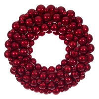 28" Red Candy Ball Wreath UV