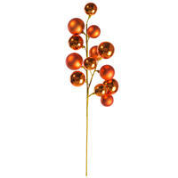 Vickerman 30" Matte Shiny Ball Ornament Spray 2-3"