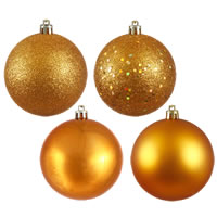 Vickerman Antique Gold Ball Ornament