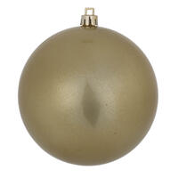 4" Champagne Candy Ball UV Drilled 6/Bag