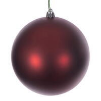 3" Crimson Red Matte Ball UV Drilled 12/