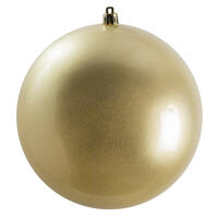 6" Champagne Candy Ball UV Drilled 4/Bag