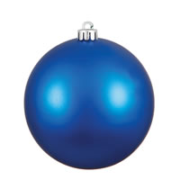 3" Blue Matte Ball UV Drilled 12/Bag
