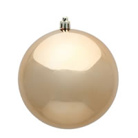 2.75" Café Latte Shiny Ball UV 12/Bag