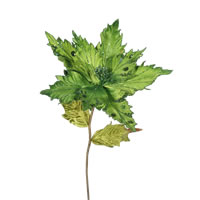 Vickerman 26", 13" Flower Velvet Poinsettia Aritificial Christmas Pick