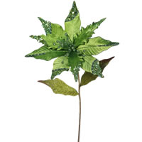 Vickerman 26", 12" Flower Velvet Poinsettia Aritificial Christmas Pick