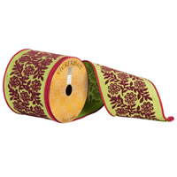 Vickerman Flower Vine Ribbon