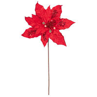 Vickerman 17" Poinsettia Stem