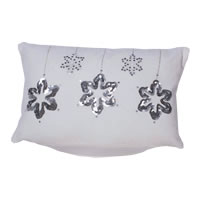 12"x20" Silver Flakes Pillow